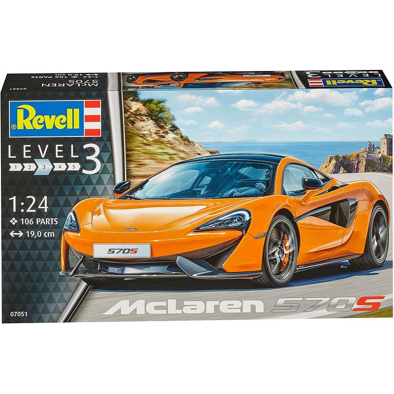 Foto van Mclaren 570s revell schaal 1:24