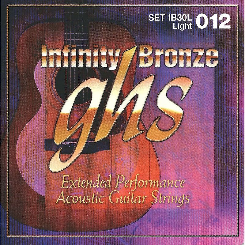 Foto van Ghs ib30l infinity bronze light snarenset western gitaar