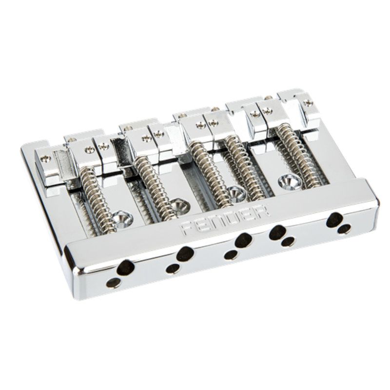 Foto van Fender himass 5-string bass wide bridge assembly with zinc saddles