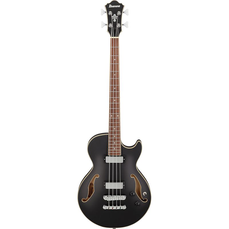 Foto van Ibanez agb200 artcore black flat semi-akoestische basgitaar