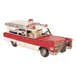 Foto van Clayre & eef rode model ambulance 33*14*13 cm 6y3395