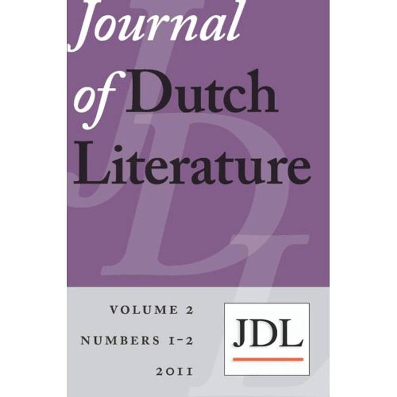 Foto van Journal of dutch literature / 2011