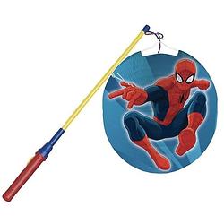 Foto van Marvel spiderman ronde lampion 25 cm met lampionstokje - feestlampionnen
