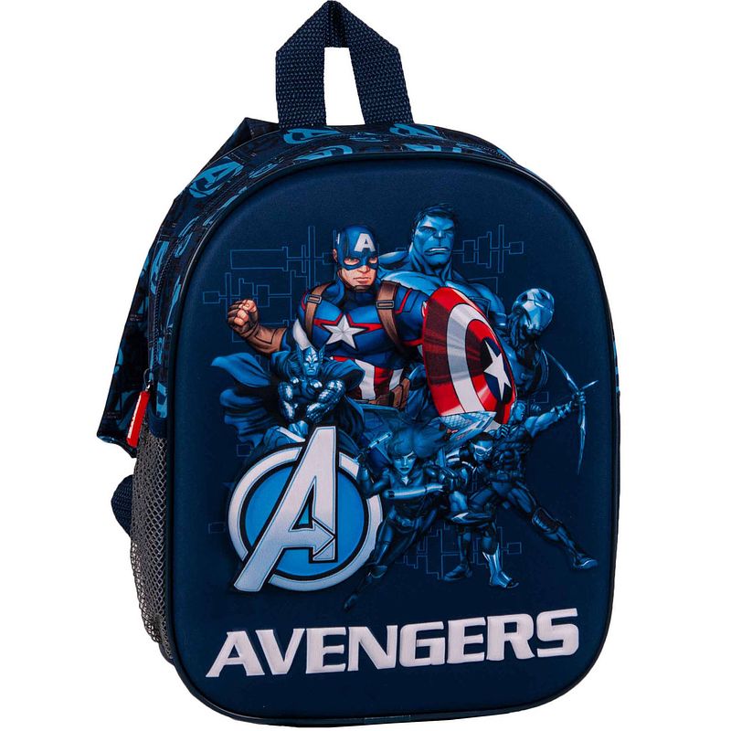 Foto van Marvel avengers peuterrugzak, mightiest hero 3d - 28 x 22 x 10 cm - polyester