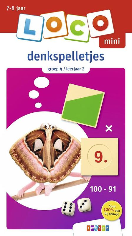 Foto van Loco mini denkspelletjes groep 4 / leerjaar 2 - paperback (9789048748778)