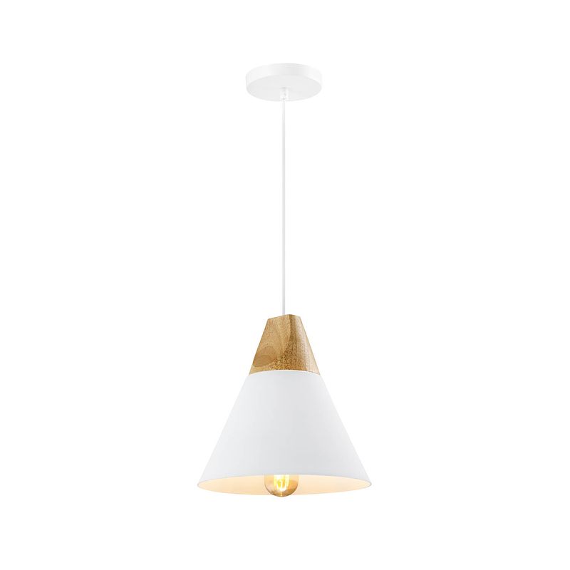 Foto van Quvio hanglamp langwerpig wit - quv5159l-white