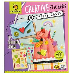 Foto van Ludattica stickers creative - happy cakes junior 200 stuks