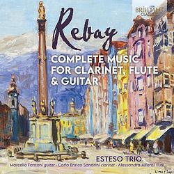 Foto van Rebay: complete music for clarinet, flute & guitar - cd (5028421960630)