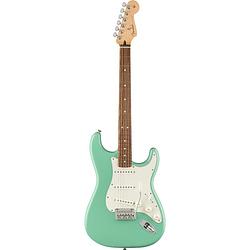 Foto van Fender player stratocaster pf seafoam green elektrische gitaar