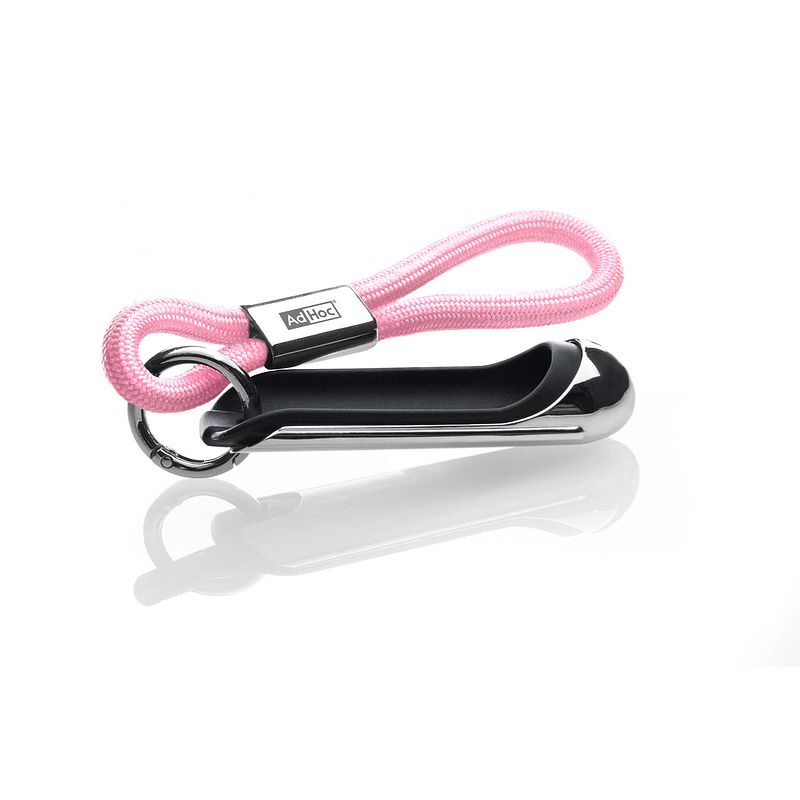 Foto van Adhoc sleutelhanger safetytouch vinger protectie roze