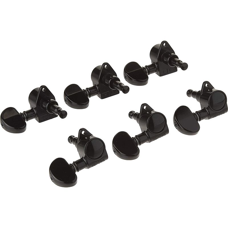 Foto van Gibson kidney tuner set black stemmechanieken voor gitaar (set van 6)