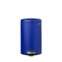 Foto van Brabantia newicon pedaalemmer 12 liter met kunststof binnenemmer - mineral powerful blue