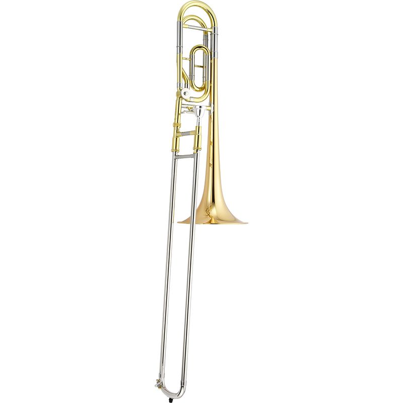 Foto van Jupiter jtb1150 frq tenor trombone bb/f (kwartventiel, closed wrap, goud)