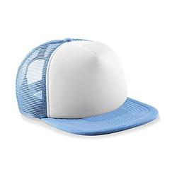 Foto van Beechfield junior vintage snapback trucker sky blue/white