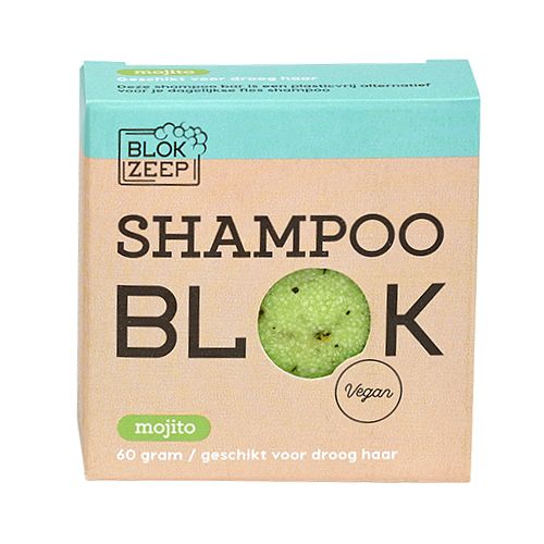 Foto van Blokzeep shampoo bar mojito