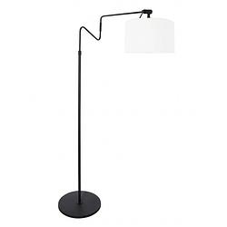 Foto van Steinhauer linstrøm vloerlamp -- wit en zwart