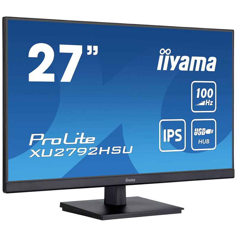 Foto van Iiyama xu2792hsu-b6 led-monitor energielabel e (a - g) 68.6 cm (27 inch) 1920 x 1080 pixel 16:9 0.4 ms hdmi, displayport, hoofdtelefoon (3.5 mm jackplug), usb