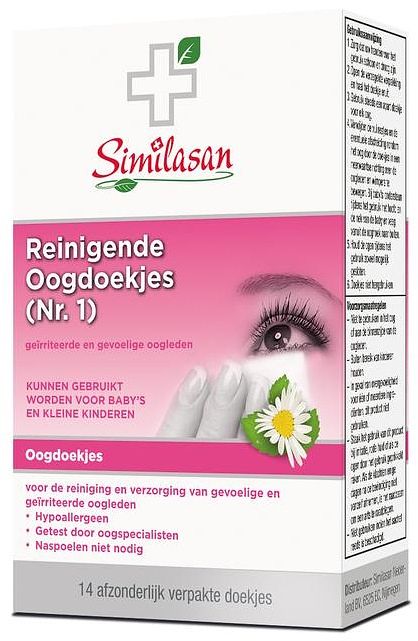 Foto van Similasan reinigende oogdoekjes nr. 1