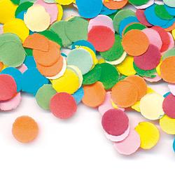 Foto van Gemengde kleuren confetti - 1 kg