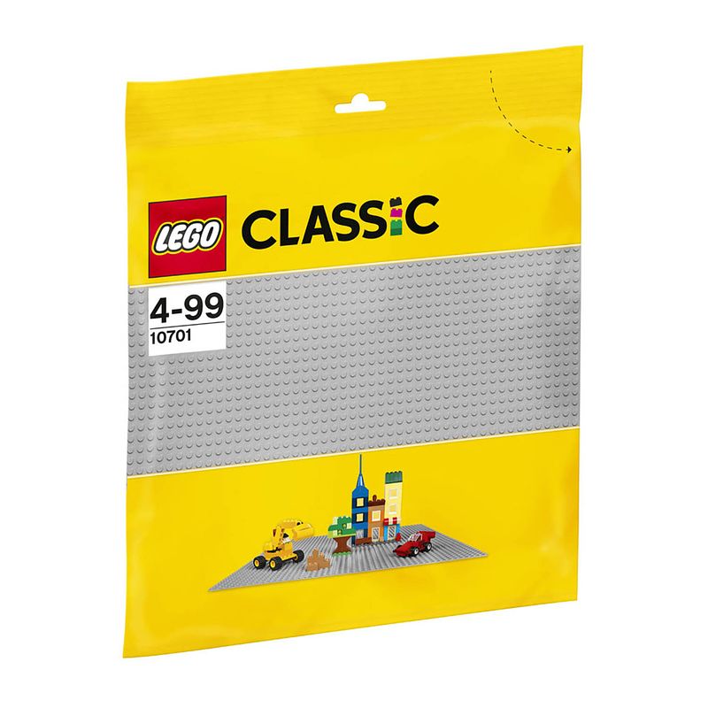 Foto van Lego classic grijze bouwplaat 10701