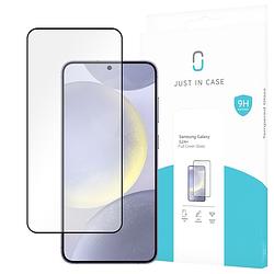 Foto van Just in case full cover tempered glass voor samsung s24+ smartphone screenprotector