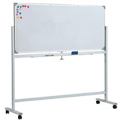 Foto van Jago- whiteboard- magneetbord met alu frame- 120x60 cm, magnetisch, draaibaar