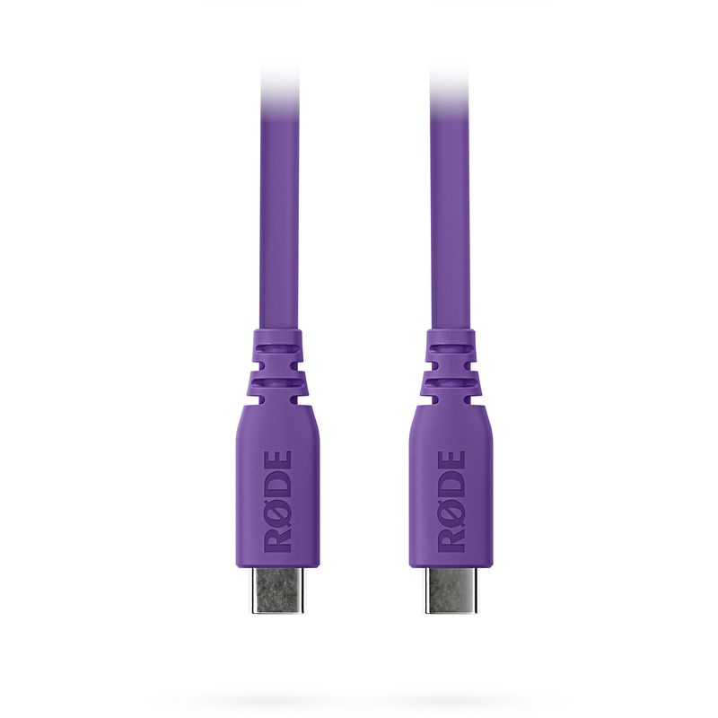 Foto van Rode sc17 purple usb-c - usb-c kabel (1.5 m)