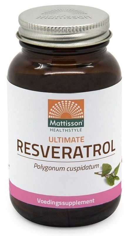 Foto van Mattisson healthstyle ultimate resveratrol 98%