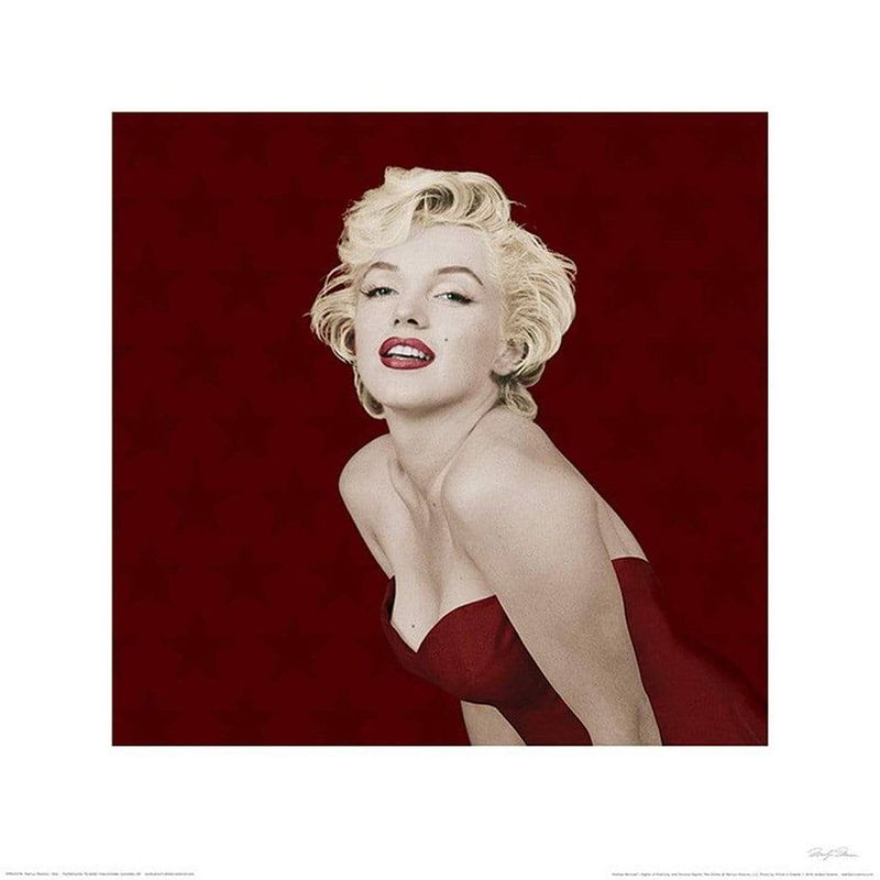 Foto van Pyramid marilyn monroe star kunstdruk 40x40cm