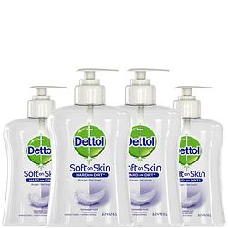 Foto van Dettol handzeep - gevoelige huid - 250ml x4