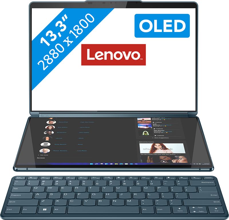 Foto van Lenovo yoga book 9 83ff002wmh