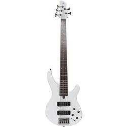 Foto van Yamaha trbx305 white 5-snarige elektrische basgitaar