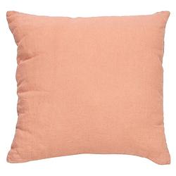 Foto van Dutch decor linn - kussenhoes linnen muted clay 45x45 cm - roze