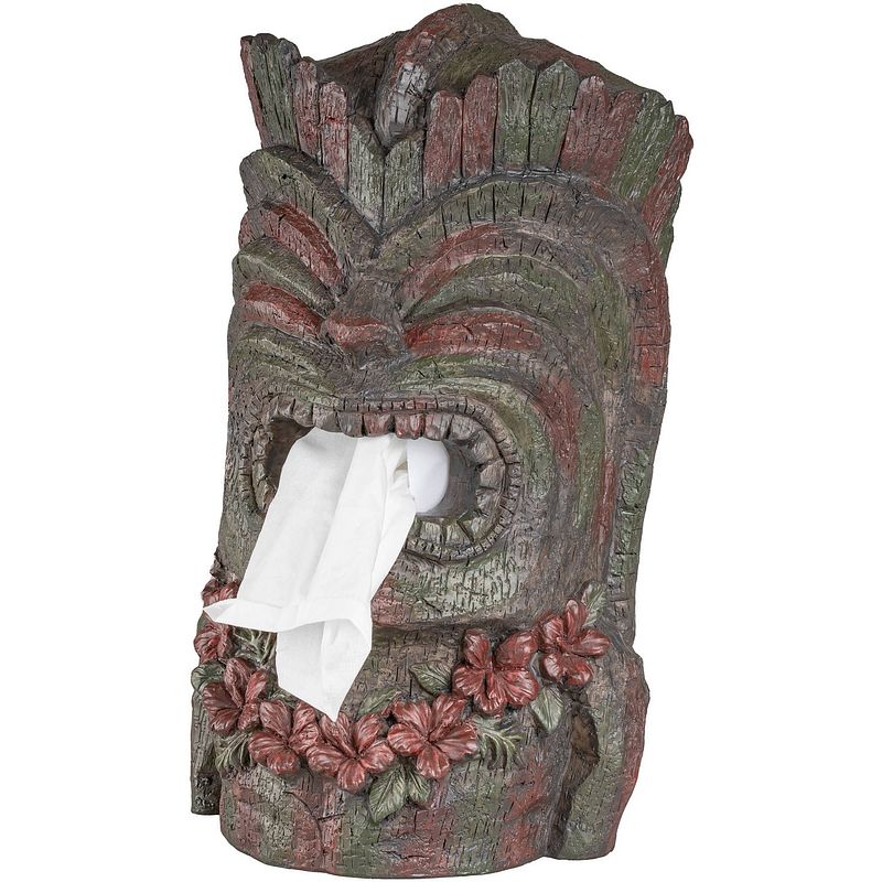 Foto van Rotary hero tiki tissue box houder