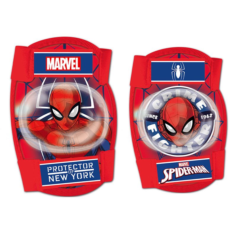 Foto van Disney beschermset spider-man junior foam rood 4-delig maat s