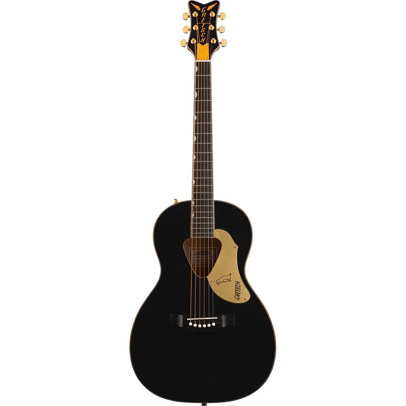 Foto van Gretsch g5021e rancher penguin black elektrisch-akoestische westerngitaar