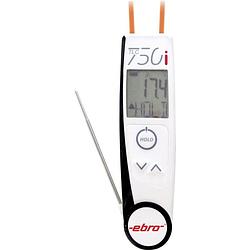 Foto van Ebro tlc 750i infrarood-thermometer en insteekthermometer (haccp) optiek 2:1 -50 - +250 °c conform haccp, contactmeting, contactloze ir-meting, ip65