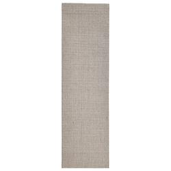 Foto van The living store sisal vloerkleed - 100 x 350 cm - zandkleurig