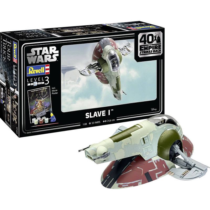 Foto van Revell 05678 star wars slave i 40th anniversary science fiction (bouwpakket) 1:87