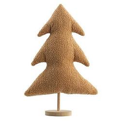 Foto van Kerstboom teddy - bruin - 51x30x12 cm - leen bakker