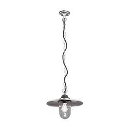 Foto van Trio hanglamp brenta 120 cm 1 x e27 aluminium 40 watt zilver