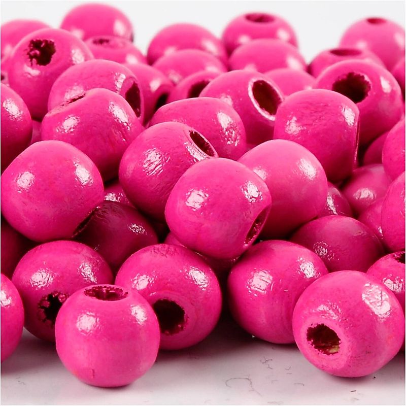 Foto van Creotime kralen 12 mm 40 stuks roze