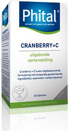 Foto van Phital cranberry+c tabletten 60st