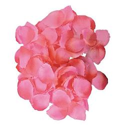 Foto van Luxe roze decoratie rozenblaadjes - rozenblaadjes / strooihartjes