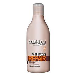 Foto van Sleek line repair shampoo met zijde voor beschadigd haar 300ml