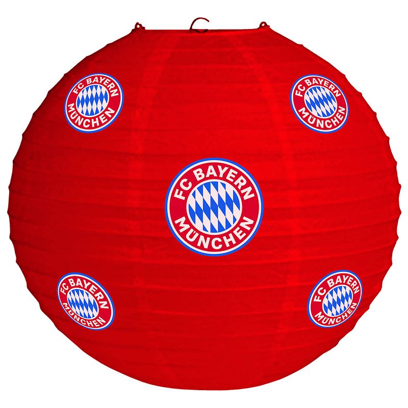 Foto van Amscan lampion fc bayern münchen jongens 20 cm karton rood