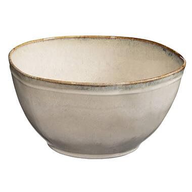 Foto van Saladeschaal anna - beige - stoneware - ø24 cm - leen bakker