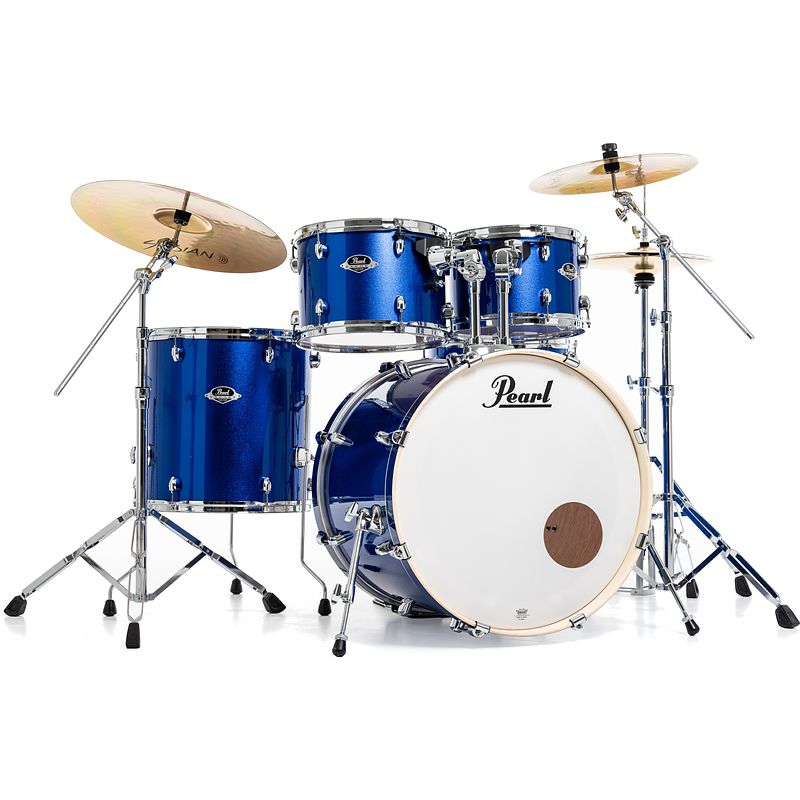 Foto van Pearl exx725br/c717 export high voltage blue 5-delig drumstel