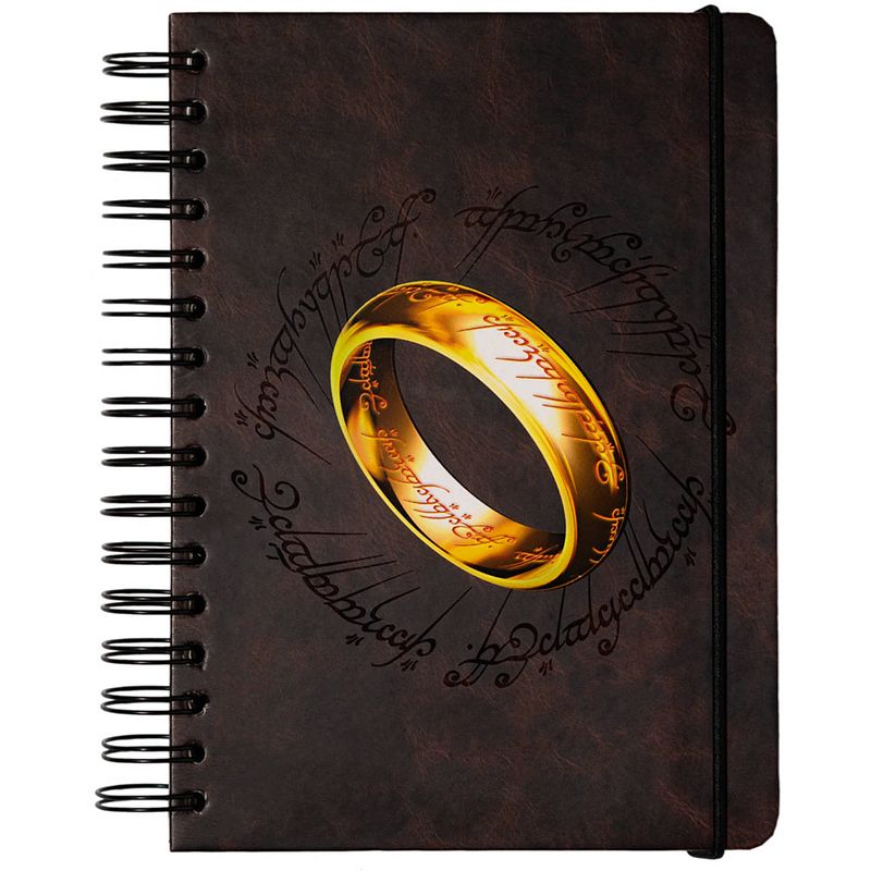 Foto van Grupo erik notitieboek the lord of the rings a5 bruin/goud