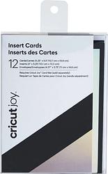Foto van Cricut joy insteekkaarten 12 pack zwart/holografisch